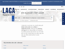 Tablet Screenshot of laga.se